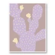 Lilac Cactus Wall Art Print