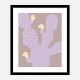 Lilac Cactus Wall Art Print