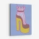 Yellow Heel 1 Wall Art Print