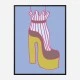 Yellow Heel 1 Wall Art Print
