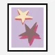 Lilac Star Wall Art Print