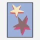 Blue Star Wall Art Print