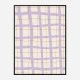Lilac Grid Wall Art Print