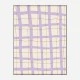 Lilac Grid Wall Art Print