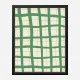 Green Grid Wall Art Print