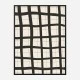 Black Grid Wall Art Print