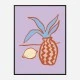 Lilac Lemon Wall Art Print
