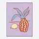 Lilac Lemon Wall Art Print