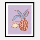 Lilac Lemon Wall Art Print
