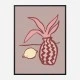 Pink Lemon Wall Art Print