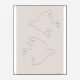 Two Doves Wall Art Print