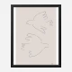 Two Doves Wall Art Print