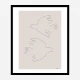 Two Doves Wall Art Print