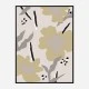 Beige Flowers Wall Art Print