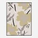 Beige Flowers Wall Art Print