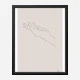 Hand Line Art Print