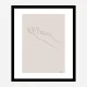 Hand Line Art Print