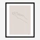 Hand Line Art Print
