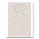 Woman Line Art Print