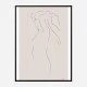 Woman Line Art Print