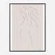 Woman Line Art Print