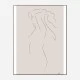 Woman Line Art Print