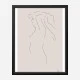Woman Line Art Print