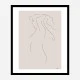 Woman Line Art Print