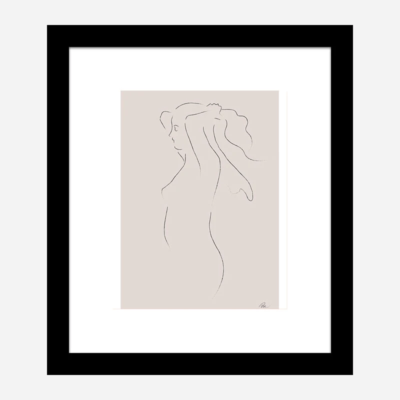 Woman Line Art Print