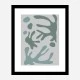 Seaweed Teal No 1 Wall Art Print