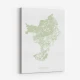 Barcelona Map Wall Art Print