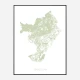 Barcelona Map Wall Art Print