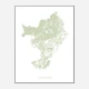 Barcelona Map Wall Art Print