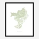 Barcelona Map Wall Art Print