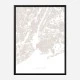 New York Map Wall Art Print