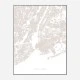 New York Map Wall Art Print