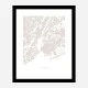 New York Map Wall Art Print