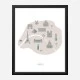Paris Map Wall Art Print
