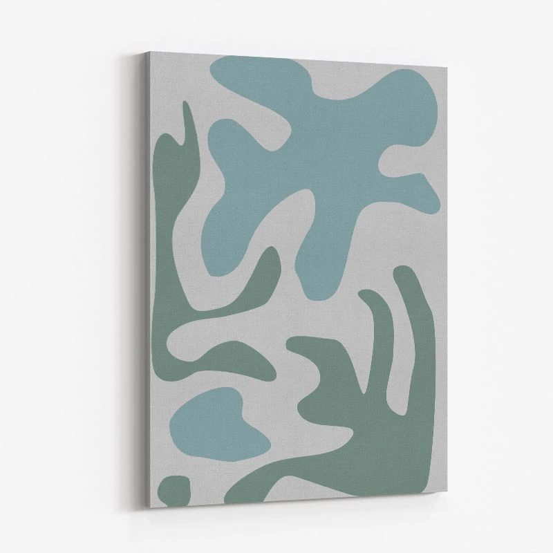 Seaweed Teal No 2 Art Print