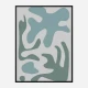 Seaweed Teal No 2 Art Print