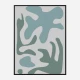 Seaweed Teal No 2 Art Print