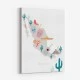 Mexico Map No 1 Art Print