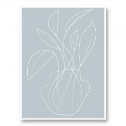 Vase Lines Art Print