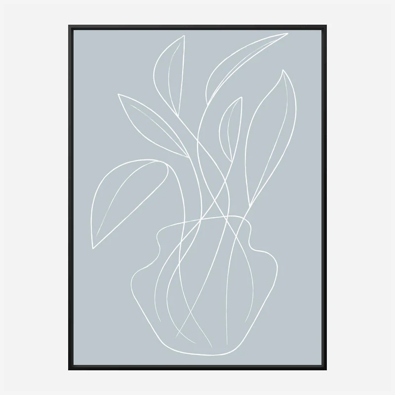 Vase Lines Art Print