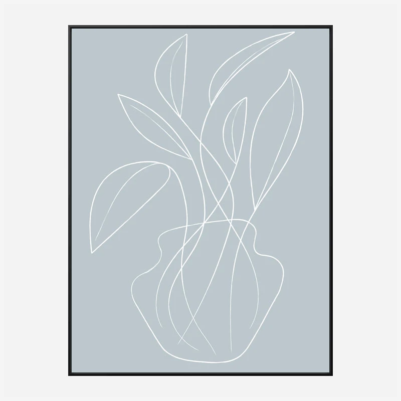Vase Lines Art Print
