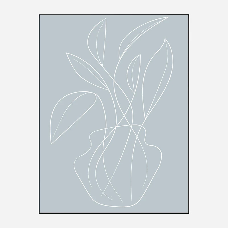 Vase Lines Art Print