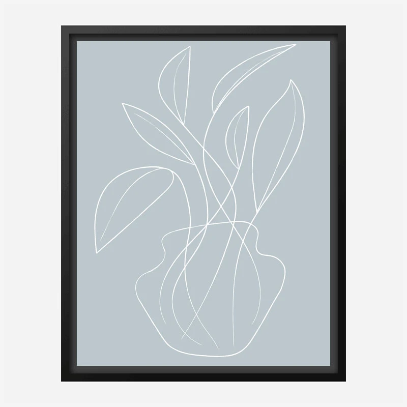 Vase Lines Art Print
