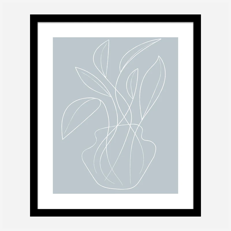 Vase Lines Art Print