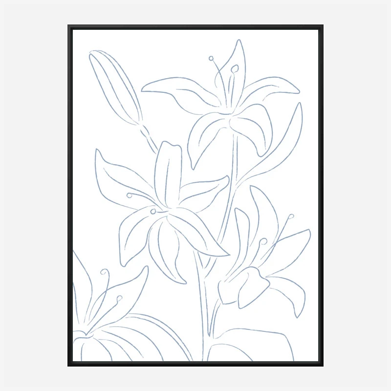 Lillies No 01 Art Print