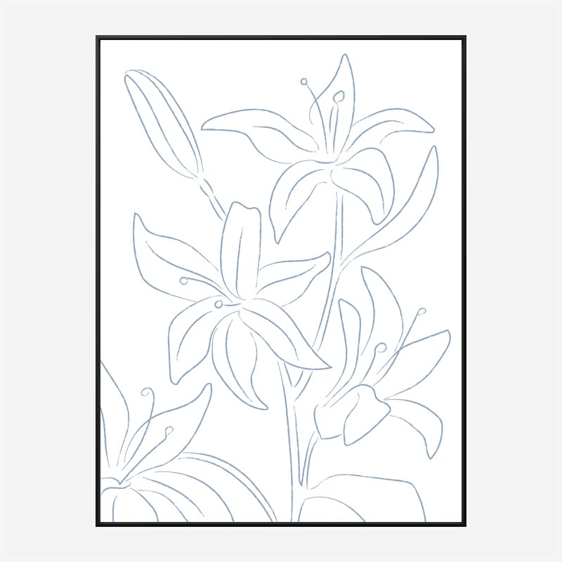 Lillies No 01 Art Print